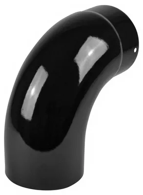 Produktbild von Raik Rauchrohrbogen / Ofenrohrbogen Emaille 150mm - 90° Bogen glatt Schwarz