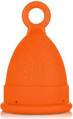 Produktbild von Ring-Menstruationstasse, Orange, Größe S - S