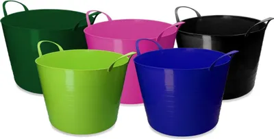 Productafbeelding van Vplast Emmer V-Trug Flexi 65 L Groen