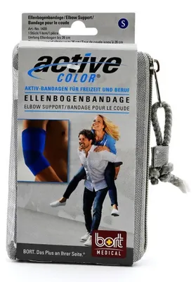 Produktbild von Bort ActiveColor Ellenbogenbandage>>>>Farbe: blau Gr. S