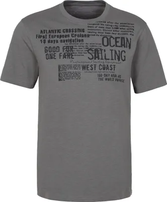 Produktbild von JOHN DEVIN T-Shirt mit Print grau Größe L