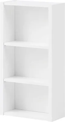 Produktbild von Famanu Regal 3 offene Fächer - modernes Design, weiß, 38 x 17 x 70,7 cm