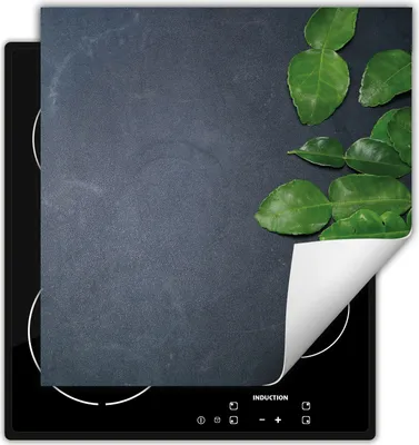 Produktbild von DarHaus Herdabdeckplatte 60x52 cm Anti Rutsch Matte Aufrollbar, Grau