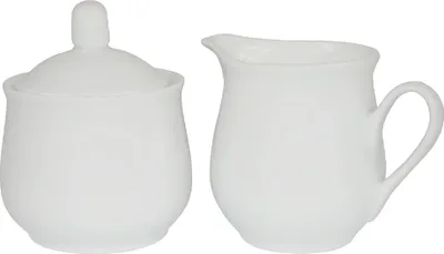Produktbild von Milch und Zucker Set 3-teilig Porzellan Milchkännchen Zuckerdose