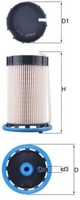Obrázok produktu pre Palivový filter KNECHT KX 592