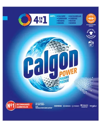 Produktbild von Calgon 4-in-1 Konzentriertes Waschmaschinenreinigungs- und Entkalkungspulver