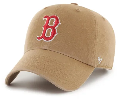 Zdjęcie produktu dla 47 Brand Strapback Cap - CLEAN UP Boston Red Sox camel