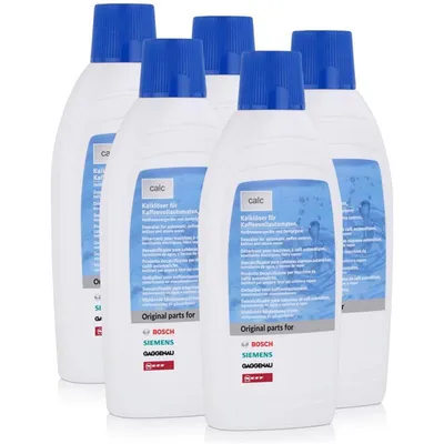 Produktbild von 5x Bosch Siemens Entkalker Kalklöser flüssig 500ml Kaffeevollautomaten