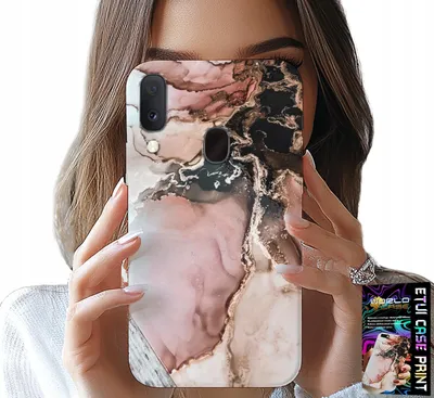 Zdjęcie produktu dla Etui Do Samsung Galaxy A20E - Elegancki Marmurek Modne Wzory + Szkło