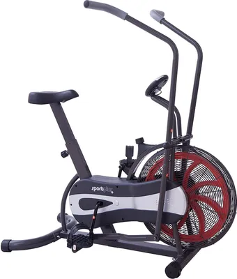 Produktbild von SportPlus I AirBike I Heimtrainer, Fan-Bike, stufenloser Widerstand, großes Windrad, Fitnessfahrrad mit Luftwiderstand, SP-FB-1000