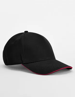 Produktbild von Beechfield EarthAware® Classic Organic Baumwolle 5 Panel Cap - Sandwich Peak