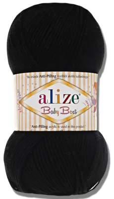 Produktbild von Alize 1x 100g Baby Best Wolle, Antipilling, Uni, Häkeln, Stricken (60)