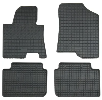 Gummifußmatten Set 4-teilig für Hyundai i30 GD (10/2011-), schwarz