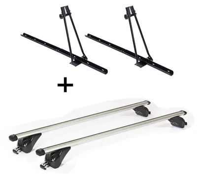 Produktbild von 2x Fahrradträger ORION + Dachträger/Relingträger VDP KING1 kompatibel mit für VW T-Roc (5 Türer) ab 18