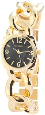 Produktbild von Excellanc Damenuhr mit Metallkettenarmband