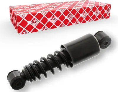 Produktbild von FEBI BILSTEIN Dämpfer Fahrerhauslagerung 108373 Hinten passend für MERCEDES-BENZ ACTROS MP2 / MP3 mechanisch 3,41kg