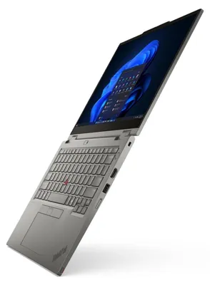 Produktbild von ThinkPad L13 2-in-1 Gen 6, Intel® Core Ultra 7 255U (E-cores up to 4.20GHz, 12MB), 13.3" WUXGA Touch, W11P64 GER, 32.0GB, 1x512GB SSD M.2 2242 PCIe Gen4 TLC Opal, Intel® Graphics, BT 5.3,Wi-Fi 6E AX211, No Wired Ethernet, FPR, 5MP RGB+IR, 4 Cell Li-ion 54
