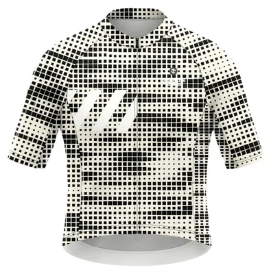 Produktbild von VeloNuts Damen Radtrikot, Pixel Riot, Mono Pixel Grid, XS