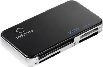 Immagine prodotto di RF-PCR-350 Externer Speicherkartenleser USB 3.0 Schwarz (RF-5173664)