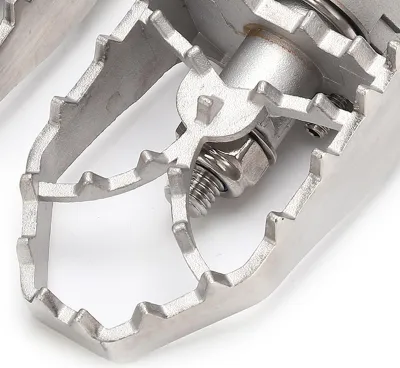Image de 2 repose-pieds pour moto, repose-pieds, pédales, coussinets en acier inoxydable, pièces de rechange pour Yamaha TRACER 900/GT 2015-2020