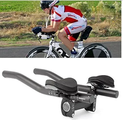 Produktbild von Fahrrad Lenkeraufsatz Triathlon Aufsatz Lenker entspannen erholen Fahrradlenker für MTB Rennrad Fern Fahrrad fahren