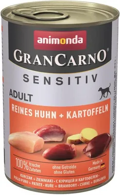 Immagine prodotto di Animonda GranCarno Adult Sensitif Puro Pollo e Patate 400 g x 6