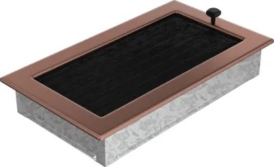 Obrázok produktu pre Vetracia pokrývka 17x30 galvanická meď s žalúziami