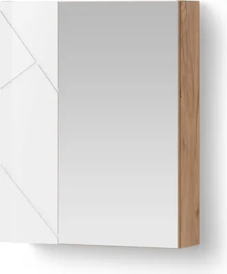 Image de Armoire de toilette Livinity Ronco blanc/chêne 60x75cm, Model 53134