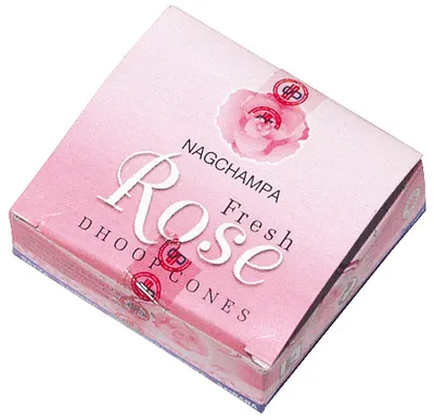 Produktbild von Satya Sai Baba "Fresh Rose" Kegel 12St.