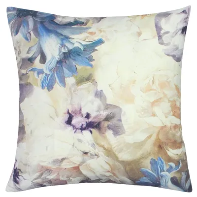 Polyester Kissen, botanisches Design, 45x45 cm, mehrfarbig