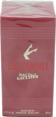A product box for Jean Paul Gaultier So Scandal Eau de Parfum.