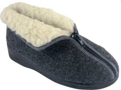 Obrázok produktu pre Dámske teplé papuče ADANEX 26844 sivé