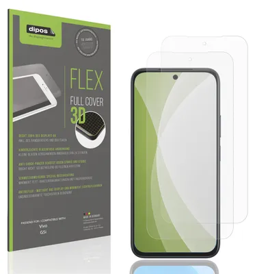 Image de 2x Full Cover mat Film pour Vivo G5i Film de protection ecrán