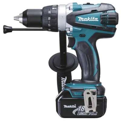 Obrázok produktu pre Makita DHP481RTJ, Pištoľová vŕtačka, Rýchloupínanie, Striedavý, 1,3 cm, 2100 ot/min, 7,6 cm