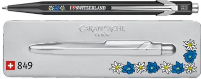 Image de CARAN D'ACHE Stylo à bille rétractable 849 BLANC EDEL