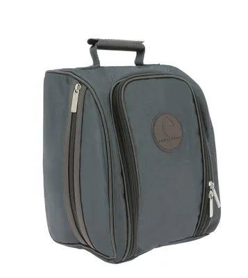 Produktbild von Equitheme Premium Helmtasche Schwarz Schwarz One Size