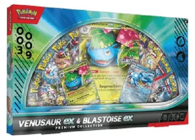 Obrázok produktu pre Pokémon Venusaur ex & Blastoise ex Premium Collection