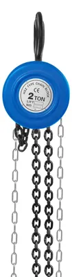 Image de Chaîne manuelle, capacité de charge de 2 tonnes, longueur de chaîne de 3 m, 2 t - Bleu
