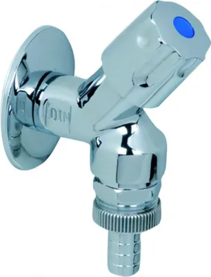 Produktbild von Teka Laser Auslaufventil 1/2" mit Schlauchverschr. u.Rückflussverhinderer, 1 Stk.
