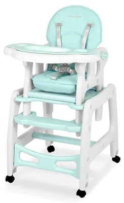 Produktbild von Kinderstuhl – Wachstumsstuhl – Multifunktionaler Babystuhl 5-in-1 – Verstellbare Rückenlehne – Türkis