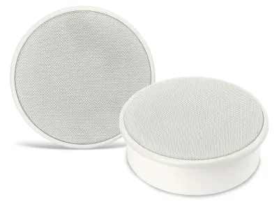 Image de Haut-parleur à encastrer dans le plafond, WHD, UP14-T6, 6/8Watt, 4Ohm & 100V, Ø180mm, 2 pcs.