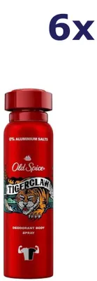 Produktbild von 6x Old Spice Tigerclaw Deodorant 150 ml