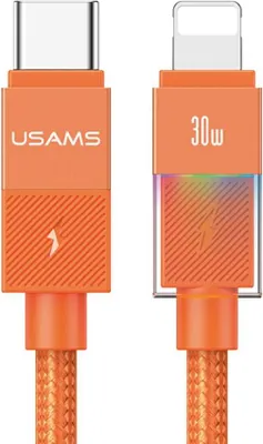 Obrázok produktu pre Usams U93 30 W USB-C na Lightning kábel   1,2 m oranžový