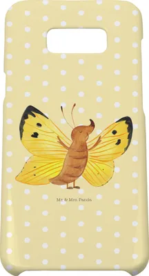 Produktbild von Mr. & Mrs. Panda Samsung Galaxy S8 plus Handyhülle  Schmetterling Zitronenfalter - Gelb Pastell - Geschenk, Lustige Sprüche, Cover, Fakt, Liebe, Schmetterlinge, Handy