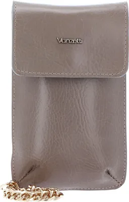 Immagine prodotto di Vanzetti Pelle borsa per cellulare borsa a tracolla Phone Bag Taupe beige