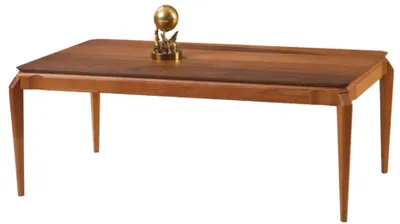 Obrázok produktu pre Moderný obdĺžnikový konferenčný stolík, , pre obývačku, pohodlný, elegantný, hnedý