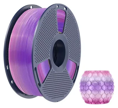 Immagine prodotto di Filamento Sunlu PLA Rainbow, 1,75 mm, 1 kg - Colore: Trasparente Rainbow 03