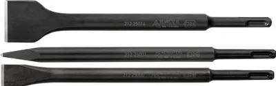 Produktbild von Rennsteig Meißelsatz SDS-plus - 250 mm 3-teilig, Anzahl Werkzeuge: 3 3 Stk