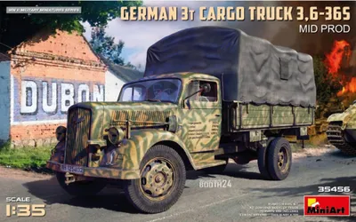Produktbild von MINIART MA35456 German 3t Cargo Truck 3,6-36S Mid Prod.