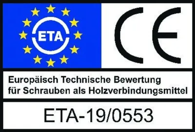 Produktbild von HECO-TOPIX-plus CombiConnect 8,5 x 350, Zylinderkopf, T-Drive, T-40, CC-Gewinde, A3K, 50 Stück